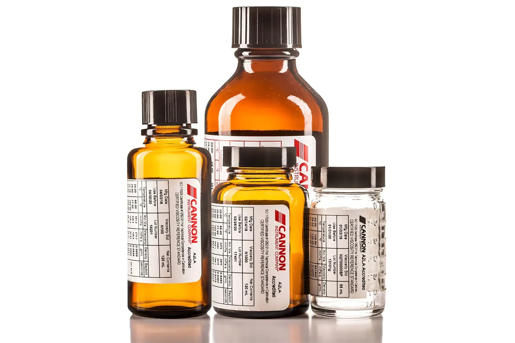 美国Cannon凯能通用粘度标油 GENERAL PURPOSE VISCOSITY STANDARDS