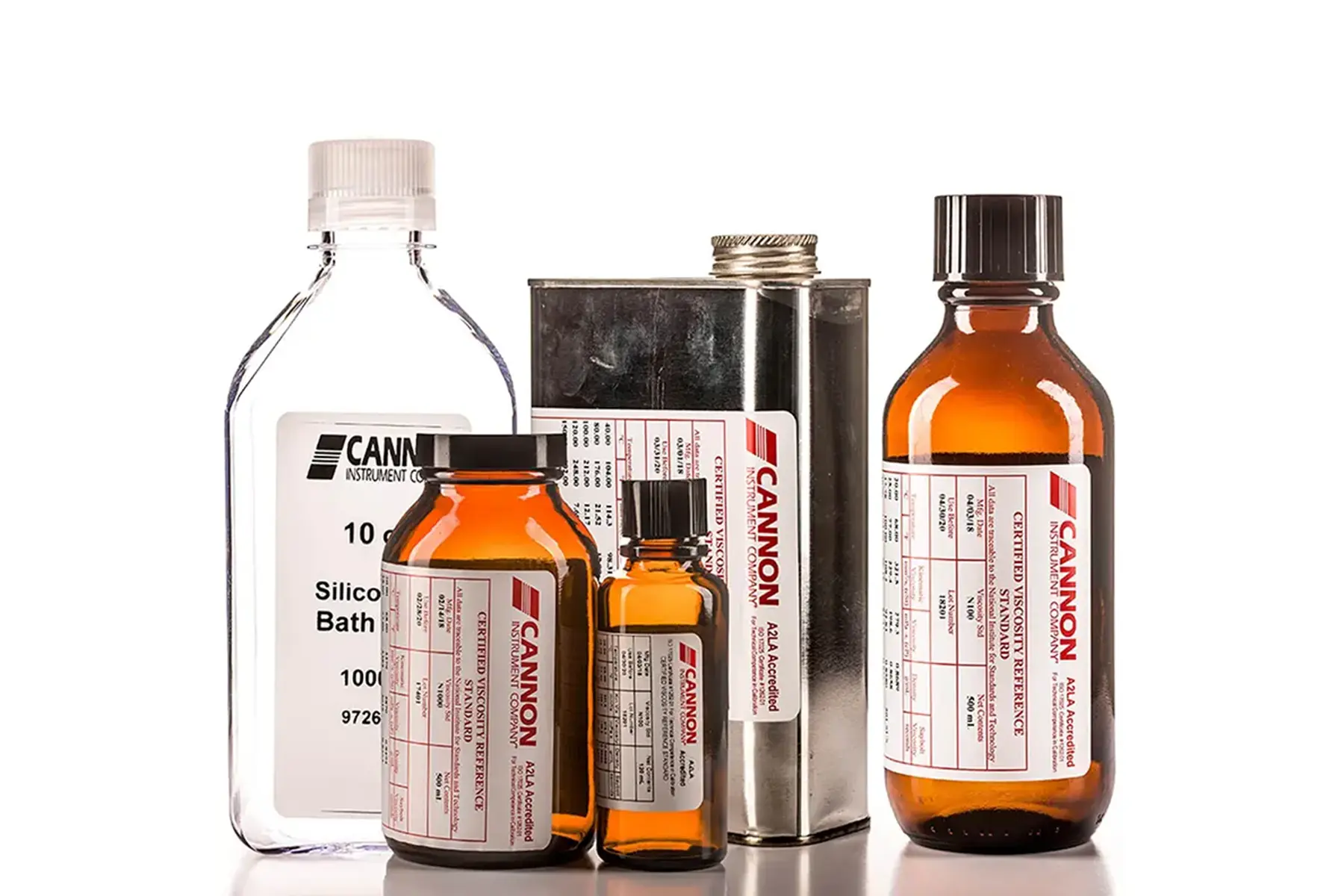 美国Cannon凯能低温粘度标油(通用、CCS 和 CMRV)LOW TEMPERATURE VISCOSITY STANDARDS (GENERAL,CCS AND CMRV)