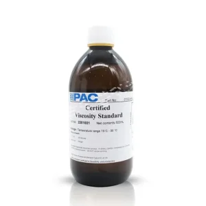 01000-445-04 PAC进口 Certified Viscosity Standard 粘度标准油 Temperature range15℃-30℃ / CRM for Viscosity Testing S60 500 M