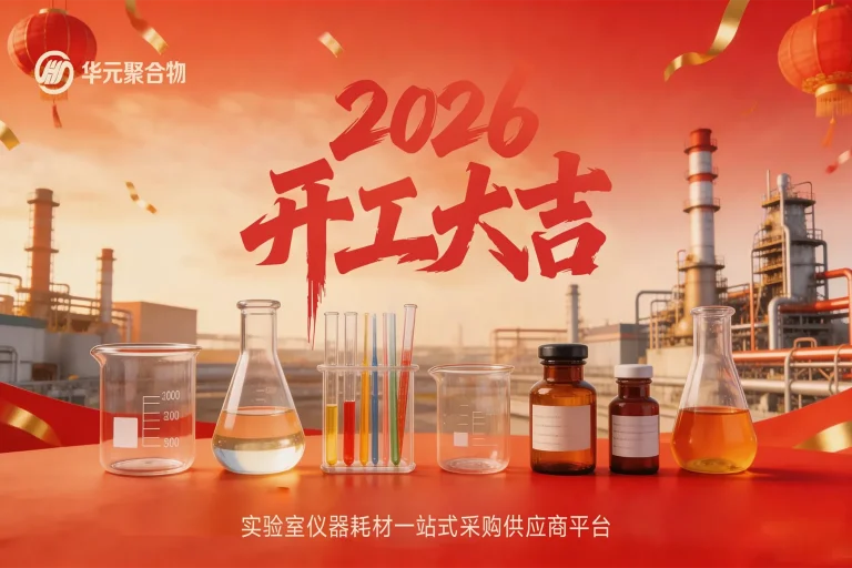 2026开工大吉！华元聚合物助力实验室新年采购快速启动